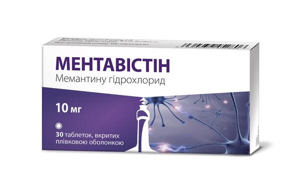 МЕНТАВІСТІН таблетки, вкриті плівковою оболонкою, по 10 мг, по 10 таблеток у блістері, по 3 блістери в пачці